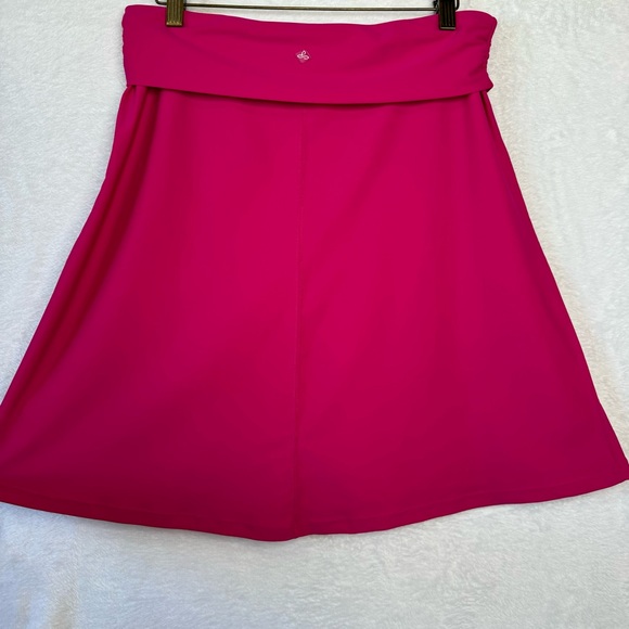 PrAna Avalon Swim Skirt Cover Up Bright Pink UPF 50+ Size Medium - Picture 9 of 16